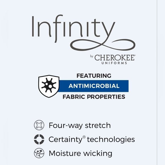 Cherokee Infinity Round Neck Scrub Top With Certainty - Picture 6 of 6